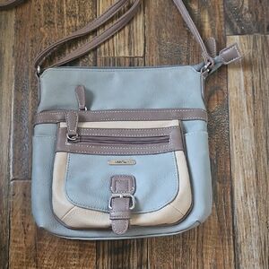 MultiSak‎ Tri Color Crossbody Bag. (Lots Of Compartments)